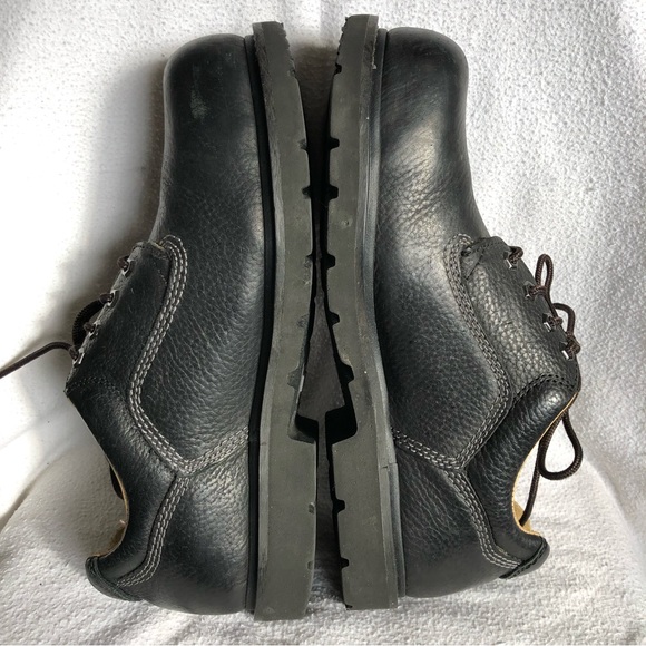 Dakota Oxford Lace Up Black Leather Safety Shoes / Boots Size 12W - Picture 9 of 15